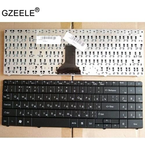 New RU keyboard for Packard Bell EasyNote ML61 ML65 Pb5 Black Replacement russian Laptop Keyboard MP-07F33SU-920