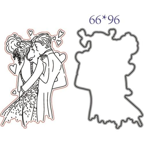 New Wedding Pattern Stamp And Metal Die Scrapbooking Alphabet Stamp Embossing Craft Making Silicone Transparent Stamps