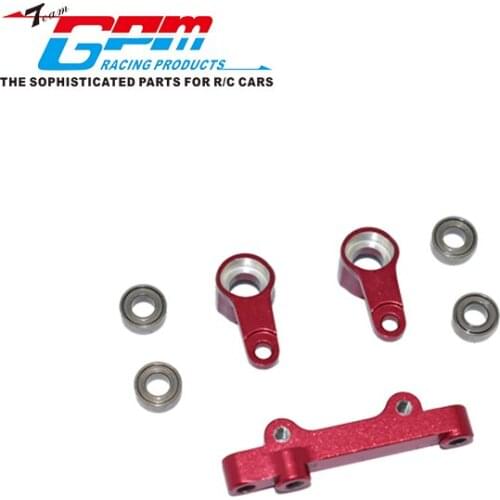 CNC machining aluminum alloy steering components for LOSI 1/18 Mini-T 2.0 2WD Stadium Truck RTR