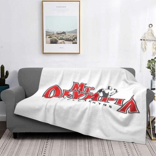 Mr.Olympia Logo 1346 Blanket Bedspread Bed Plaid Bedspread 260 240 Baby Blanket 90X200 Bohemian