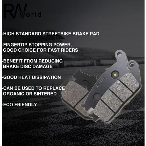 Motorcycle Front and Rear Brake Pads For HONDA VT 250 FL Spada VT250FL Castec 1988-1990 CBR 250 CBR250 RJ RK RK2 (MC19) 1989 New