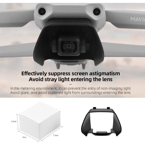 Lens Cover Sun Visor for DJI Mavic Air 2 Lens Sun Hood Sunshade Anti-glare Gimbal Camera Protection Guard Cap Drone Accessories