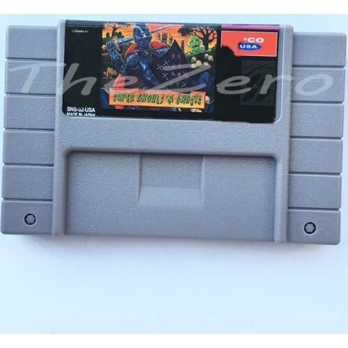 Super Ghouls'n Ghosts Video Game USA Version for 16 bit Super Game Card Cartridge Card for 46pin NTSC Game Player