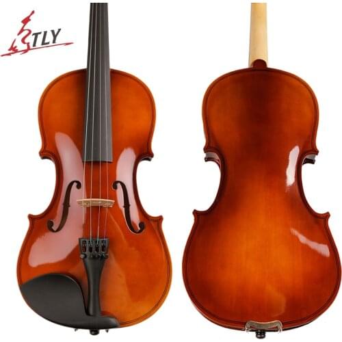 TONGLING Brand High Quality Bass Wood 4/4 Violin with Case Bow Strings Shoulder Rest For Beginner Students