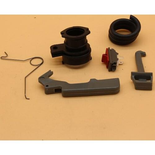 Intake Manifold Boot Throttle Catch Trigger Support Spring Start / Stop Switch Fit For HUSQVARNA 365 371 372 Gas Chainsaw Parts