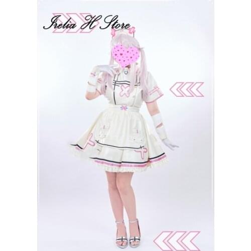 VTuber2 Cosplays Sukoya Kana Cosplay Costume Nurse Sukoya Kana nurse set Customized