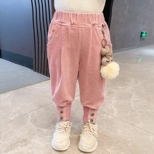 Winte Pants For Girls Thick Warm Kids Trousers For Girls Casual Childrens Sweatpants Toddler Child Girl Clothes