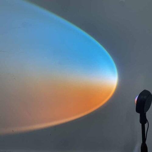 1pc Projection Lamp LED Breaking Dawn Retractable Camera Projector Light Home Bedroom Atmosphere Background Decoration Lamp