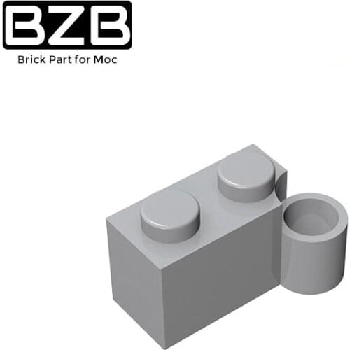 BZB MOC 3831 1x2 Hinge Brick High-tech Building Block Model Kids Toys DIY Technical Brick Parts Best Gifts