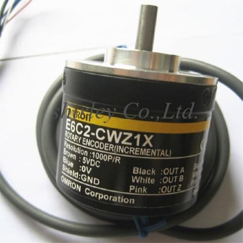 Free Shipping E6C2 incremental rotary encoder E6C2-CWZ1X 2000/2048/2500/3000/3600/5000P/R switch