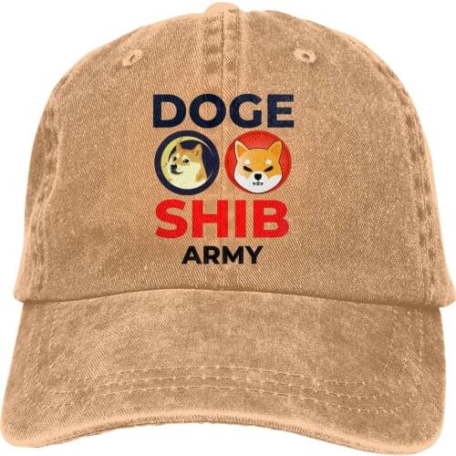 DOGE SHIB The Baseball Cap Peaked capt Sport Unisex Outdoor Custom Shib Coin Shiba Funny Crypto Hats