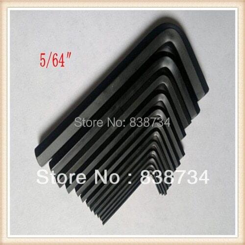CRV black finishing 5/64" hex allen key (100pcs/lot)