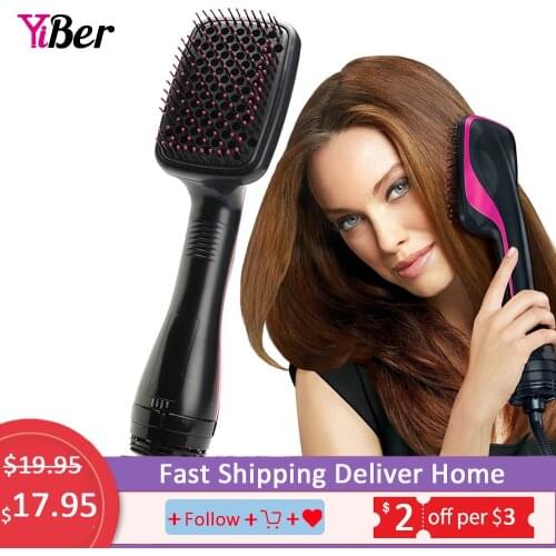 Hair Blower brush Electric Hot Air Dryer hairdryer hair brush Airwrap Negative Ion Hair Straightener Comb Hair Salon Styler