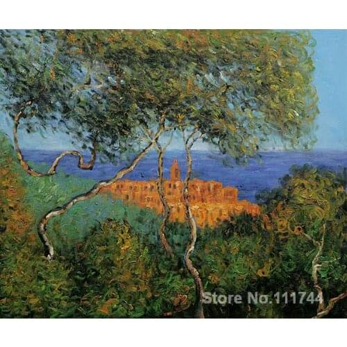 Canvas paintings Bordighera Claude Monet artwork Hand painted High quality