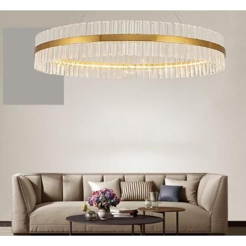 Modern Crystal Chandelier Bedroom lights Gold For Living Room LED Crystal Chandeliers Decoration for Home Hanging Fixtures