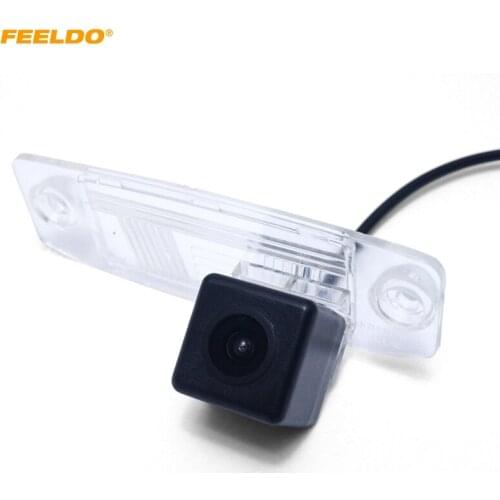 FEELDO Car Backup Rear View Camera For Kia Forte/K3/Carens/Sonata/Elantra/Accent/Veracruz/Tucson/Carens #4606