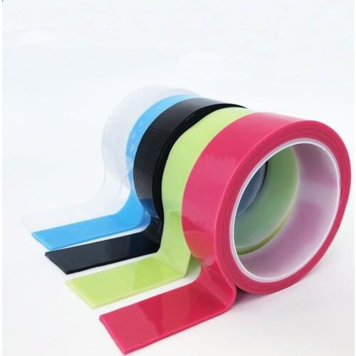 Multifunctional Double-Sided Nano PU Gel Tape Traceless Washable Adhesive Tapes Home Anti-slip Fixed Adhesive 1/2/3/5M Reusable