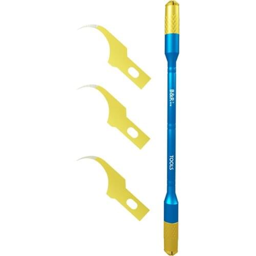 B&R Multi-function Mobile Phone Chip Motherboard Disassemble Knife Blade Rework Tool CPU Demolition Shovel Glue Tool