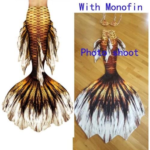 2020 NEW Girls Kids/Children Mermaid Tail with Flipper Summer Vacation Beach Costumes Adult Women Men Mermaid Tail Swimsuits