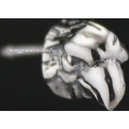 925 Sterling Silver Eagle Griffin Earring Mens Biker Punk Stud Earring 8M014