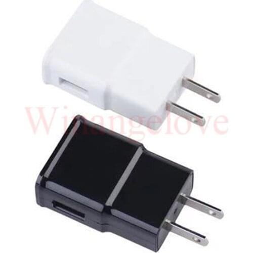 5V 1A 2A Real Eu US Ac home travel wall charger power adapter for samsung galaxy s6 s7 edge s8 s9 note 7 8 for iphone 7 8 x
