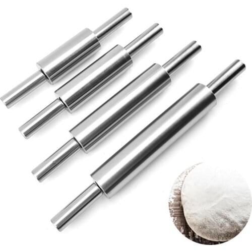 Stainless Steel Rolling Pin Embossing Baking Cookies Noodle Biscuit Fondant Cake Dough Patterned Roller Kitchen Pastry Tools
