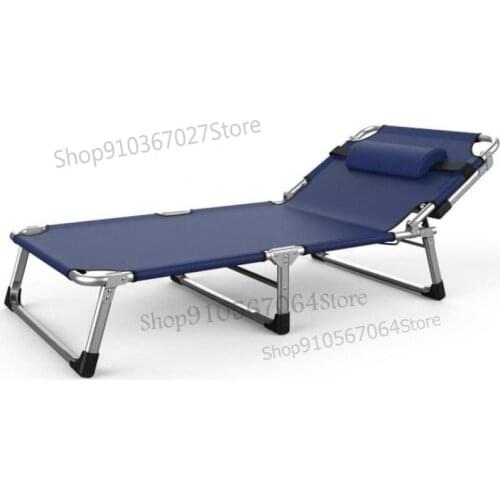 Folding Single Bed Adult Nap Home Recliner Marching Simple Portable Office Lunch Break Hospital Escort