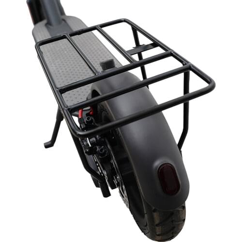 Electric Scooter Rear Rack Solid Bearing Scooter Luggage Cargo Rack Solid Steel Carrier Rack Replacement for Xiaomi M365 1S Pro