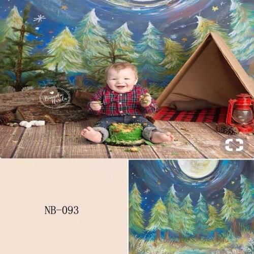 MEHOFOTO Vinyl Photographic Backdrop Floral Oil Printed Flower Newborn Baby Shower Happy Birthday Children Background Photo Prop