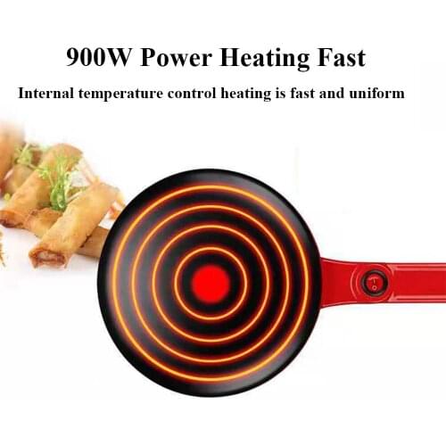 220V Home pancake pan Non-stick Electric Crepe Pizza Maker Pancake Griddle Baking Pan Cake Machine Kitchen Cooking Tools Crepe