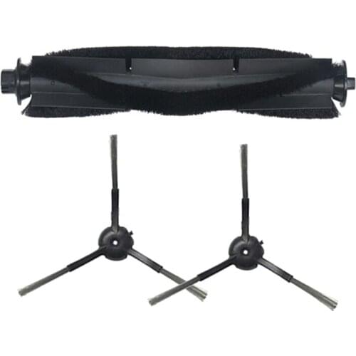 3Pcs for Roidmi EVE Plus Robot Vacuum Cleaner Main Brush Side Brush Replacement Vacuum Cleaner Parts