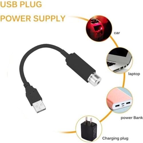 4 Shapes Atmosphere Car Light Star Sky Lamp Ambient Star Lights Car Night Interior starry ceiling Accessories light C K5E8