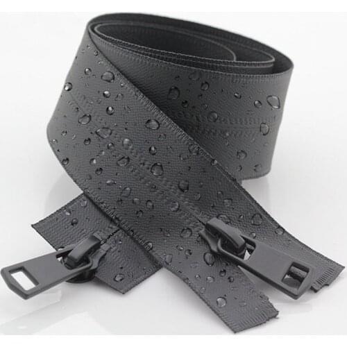 5# Nylon Waterproof Zippers Double Sliders Invisible Zipper For Sewing Jackets Sports Sewing Zippers DIY Crafts Accessories