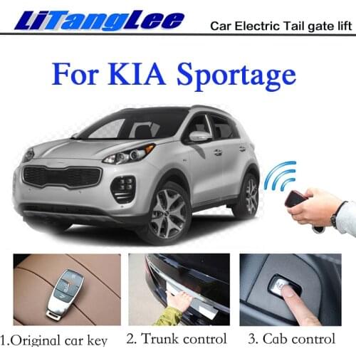 LiTangLee Car Electric Tail Gate Lift Trunk Rear Door Assist System For KIA Sportage 2017~2020 Original Key Remote Control
