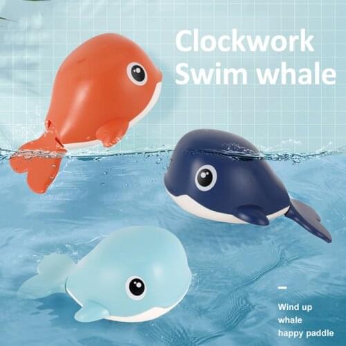 Baby Bathing Toy Clockwork Swim Whale Dabbling Toys Childrens Bath Toys Early Education Toys Multicolor Girls Boys Classic Toys