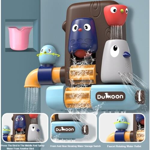 Baby bath toys spray water shower swim pool baby shower bathtub toys cute elephant sprinkler bath toy interactive toys for kids