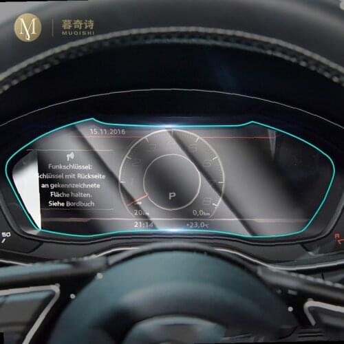 For Audi S5 RS5 2017-2019 Automotive interior Instrument panel membrane LCD screen Tempered glass protective film Anti-scratch