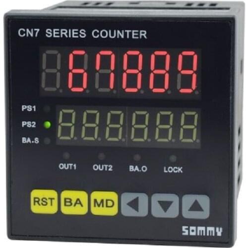 Two Preset Intelligent High Speed Digital Counter /Free Shipping Cost