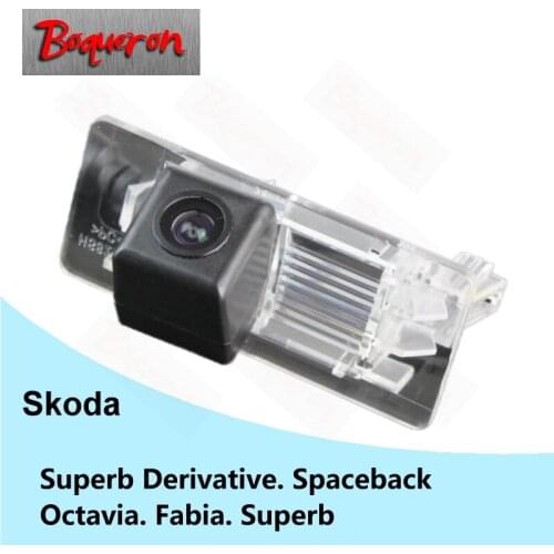 For Skoda Superb Derivative Spaceback Octavia Fabia Superb HD Night Vision Backup Parking Reverse Camera Car Rear View Camera