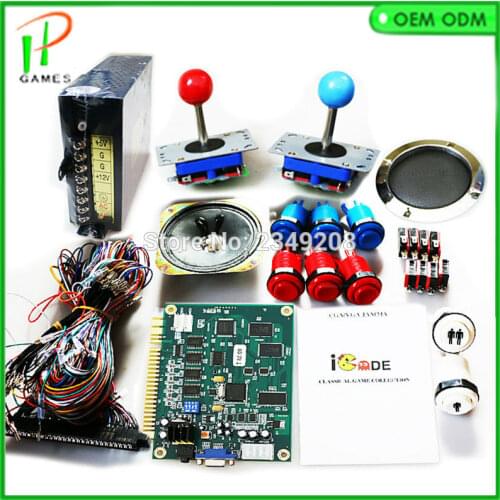Factory Price Jamma 60 in 1 Classical Game PCB for Cocktail Arcade Machine or Up Right DIY Kit With joystick button power supply