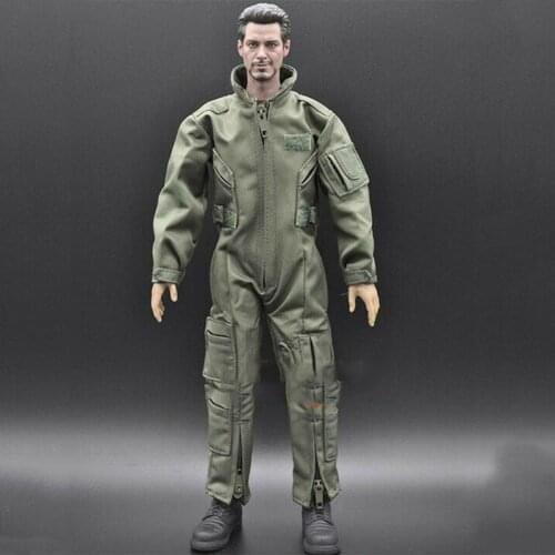 1/6 Male US Special Force Pilot Combat Suit Clothes Fit 12'' Soldier Figure Body Accessory