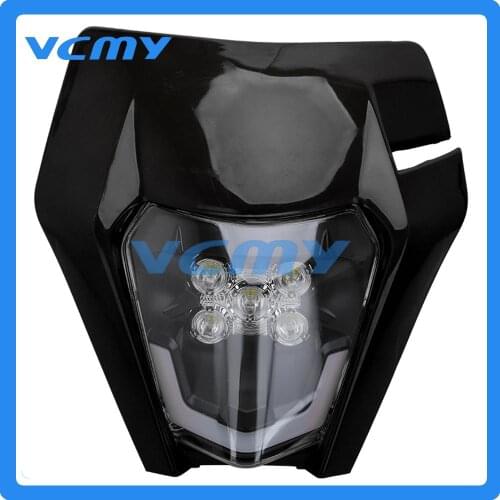 For KTM SX XC XCW SXF XCFW XCF 125 144 150 200 250 350 450 Motorcycle New LED Headlight Headlamp