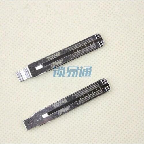 Scale Shearing Teeth Key For 2 in 1 LiShi For Lexus,Toy48,New Subaru,NO.77 Four Tracks Inner Milling Key Blade[10pcs]