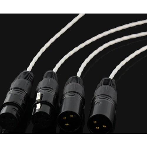 Pair XLR Balanced Cable Condenser Microphone Noise Reduction Audio Cable