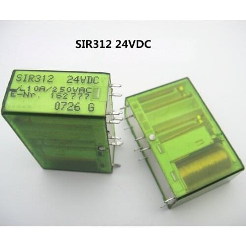 Relay SIR312 24VDC SIR312-24VDC 24V DC24V 24VDC 10A 250VAC 10PIN