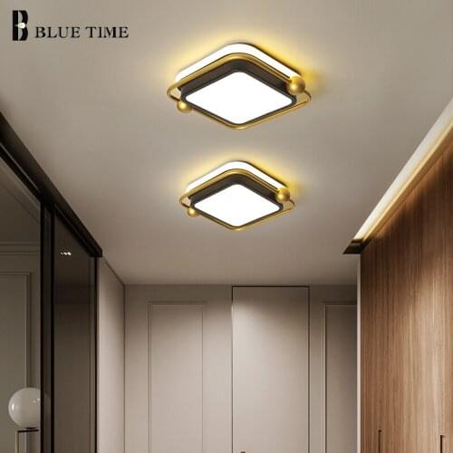 Modern Led Ceiling Light Square&Round Metal Ceiling Lamp for Bedroom Living room Dining room Kitchen Corridor Light Aisle Lamps