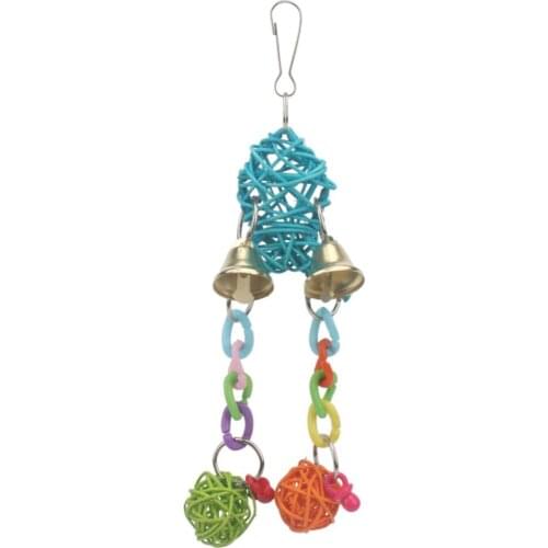 Traumdeutung Bird Toys For Parrot rattan Conure Accessories Stand Budgie Parakeet Supplies Cage Decoration zabawki dla papug