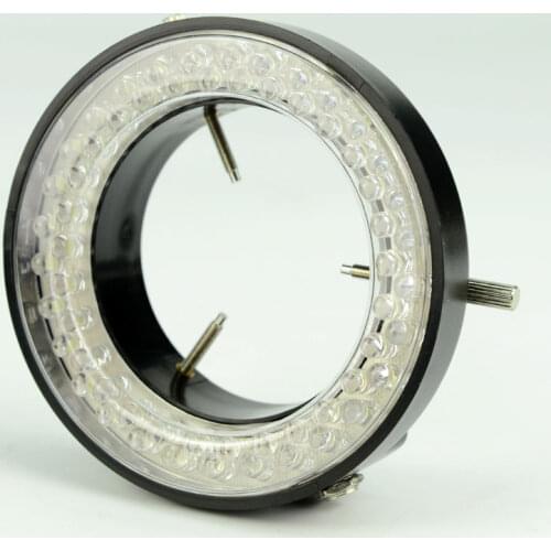 60 LED Purple UV Light Source for Microscope Ring Light Lamp Illuminator with Adapter 220V or 110V