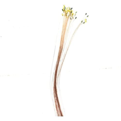 50pcs/Lot 0805 Flashing Red Blue Yellow Color SMD Train HO N OO Scale Pre-Soldered Wires 20cm In Diy Model