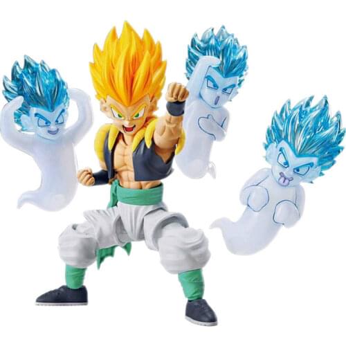 Bandai Model 57623 Dragon Ball Z Super Saiyan Gotenks Action Figure Collectible Model 8 years old Children Toys Festival Gift